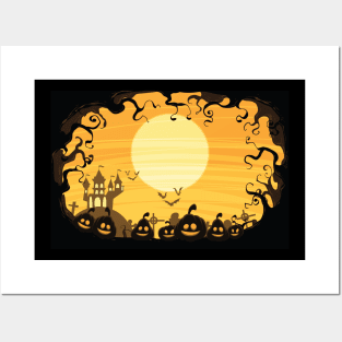 Halloween Pumpkins Posters and Art